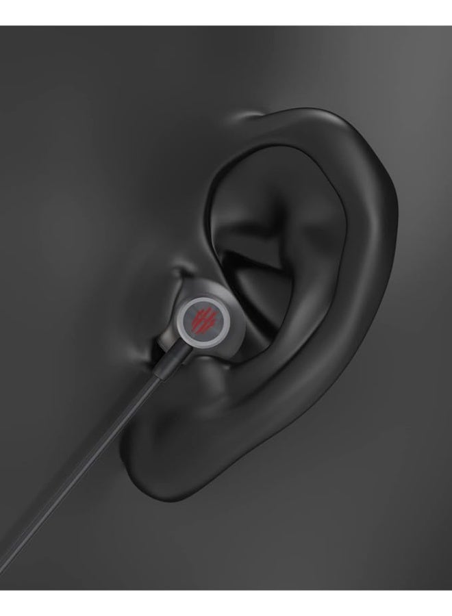 نوبيا ريد ماجيك RedMagic Type-C Gaming Earphones with Mic – USB-C In-Ear Earbuds for Samsung Galaxy, Google Pixel, iPad Pro, iPhone 15+ & More – Ideal for Gaming & Streaming - Image 3