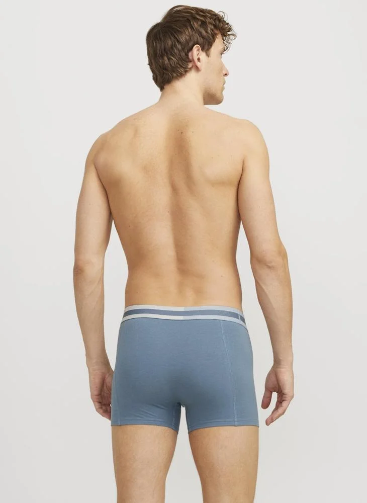 JACK & JONES 3 Pack Logo Band Trunks