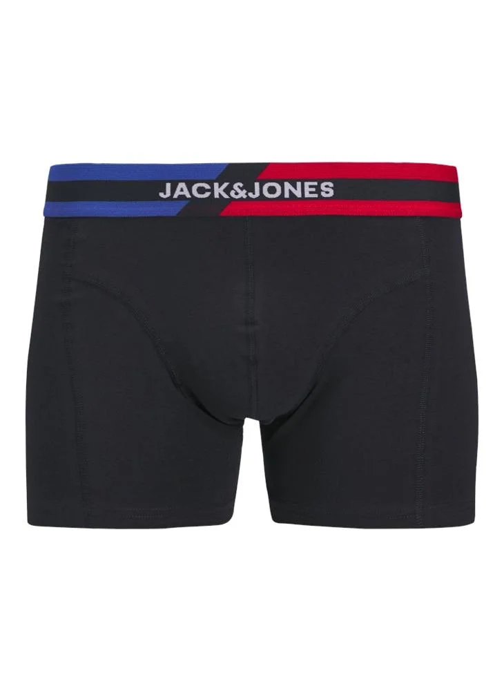 JACK & JONES 3 Pack Logo Band Trunks