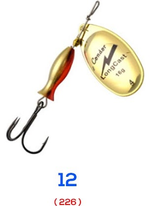 Condor 5129 Long Cast Spinner No:3 (12 Gr) Rotary Spoon Bait  - Image 1