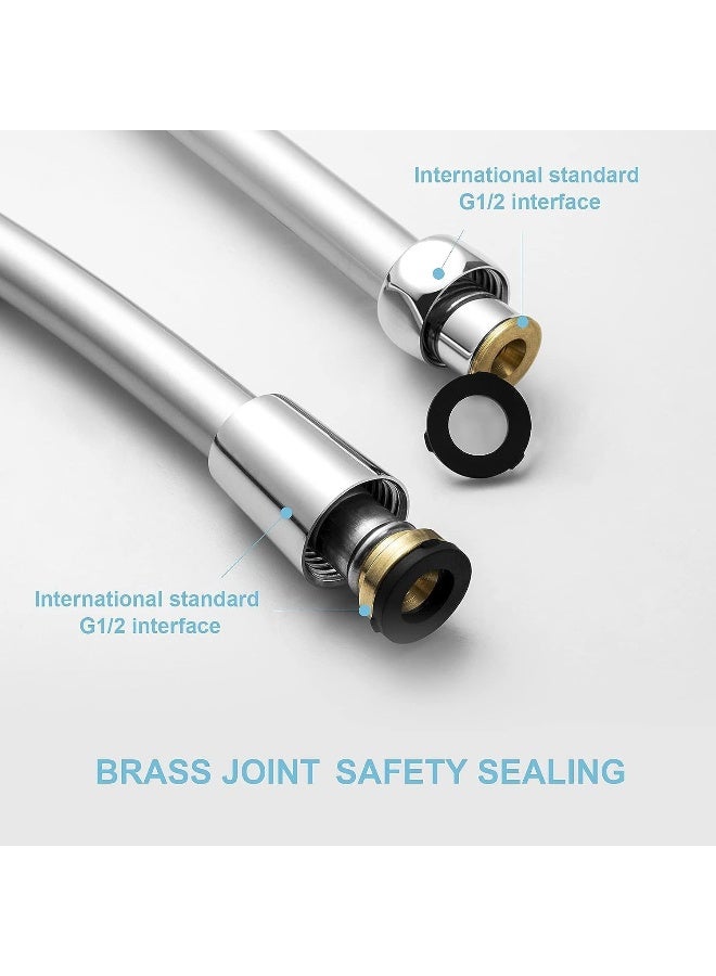 Biella Pvc Handheld Shower Head Hose 360Â° Twist Free Rotation With Heat Resistance - Image 3