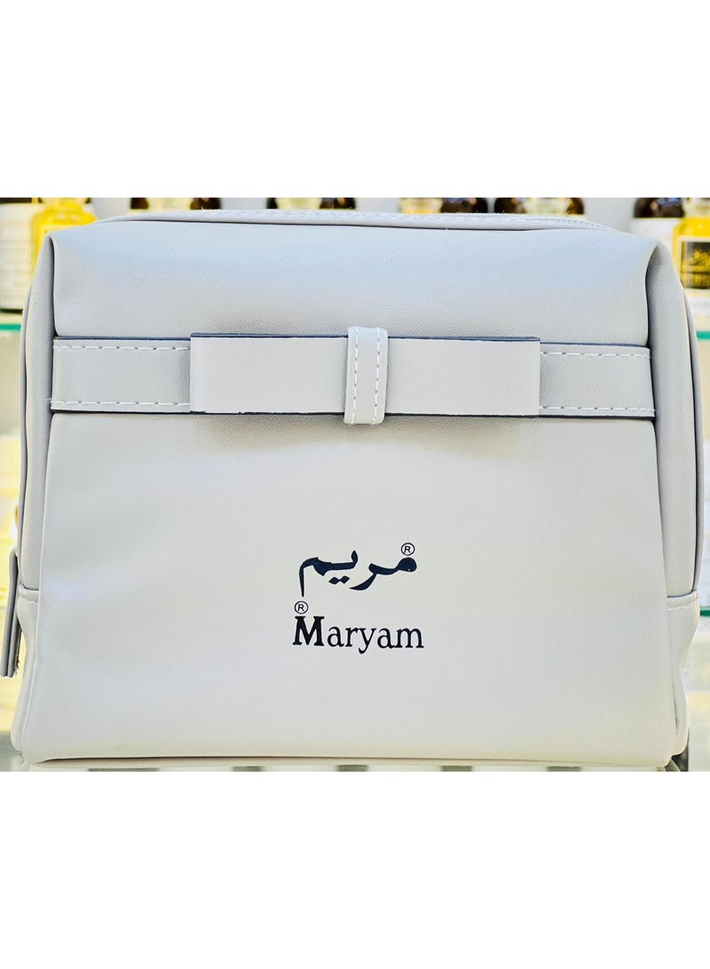 مريم طقم حقيبة مريم فضي - Image 2