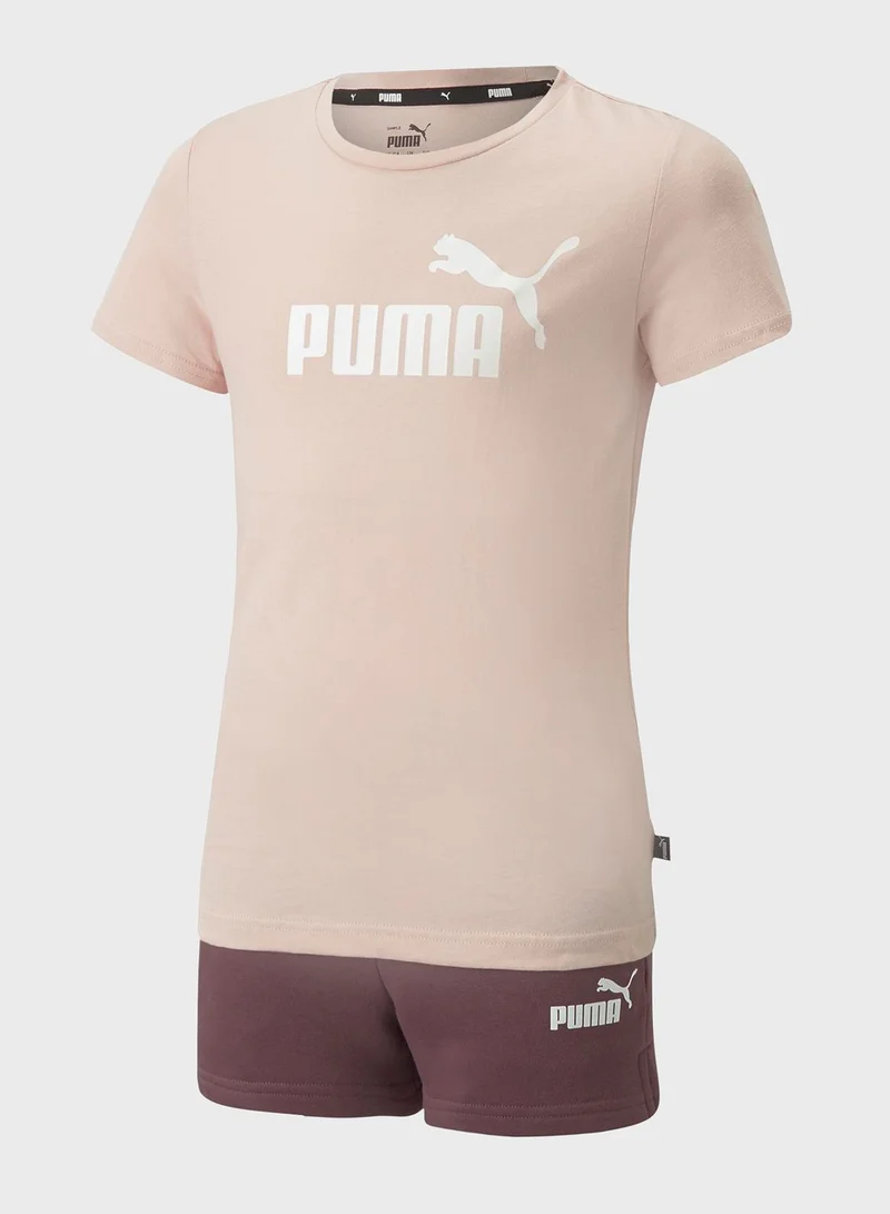 PUMA Logo kids jogger set