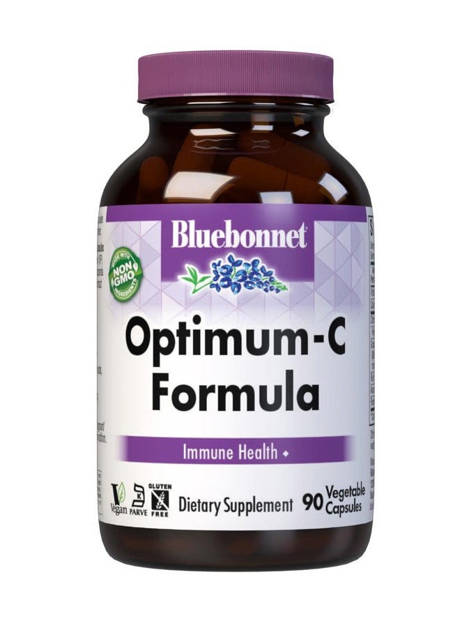 Bluebonnet Optimum C Formula Vegetable Capsules, 90 Count - Image 1