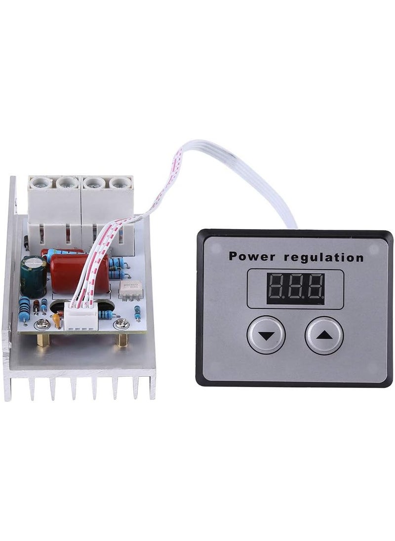 AYNEFY 10000W AC 220V 80A SCR Digital Voltage Regulator for Electric Stove Water Heater Light Dimmer on Lamp Speed Control Dimmer Thermostat  - Image 2
