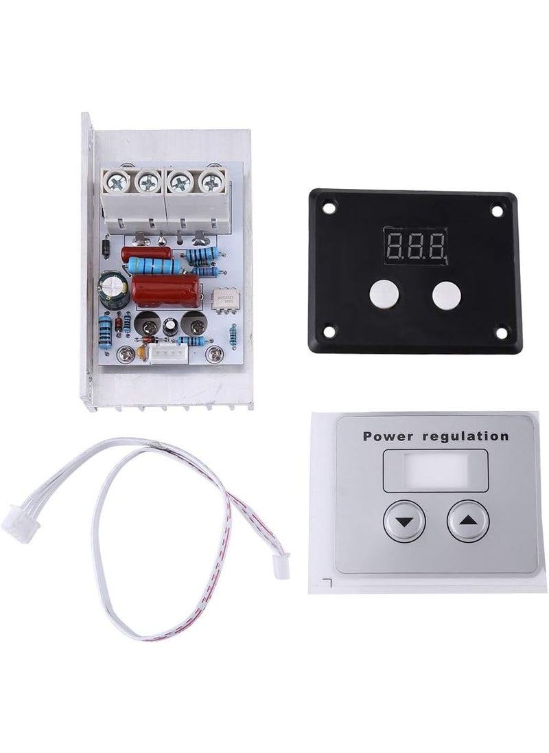AYNEFY 10000W AC 220V 80A SCR Digital Voltage Regulator for Electric Stove Water Heater Light Dimmer on Lamp Speed Control Dimmer Thermostat  - Image 1