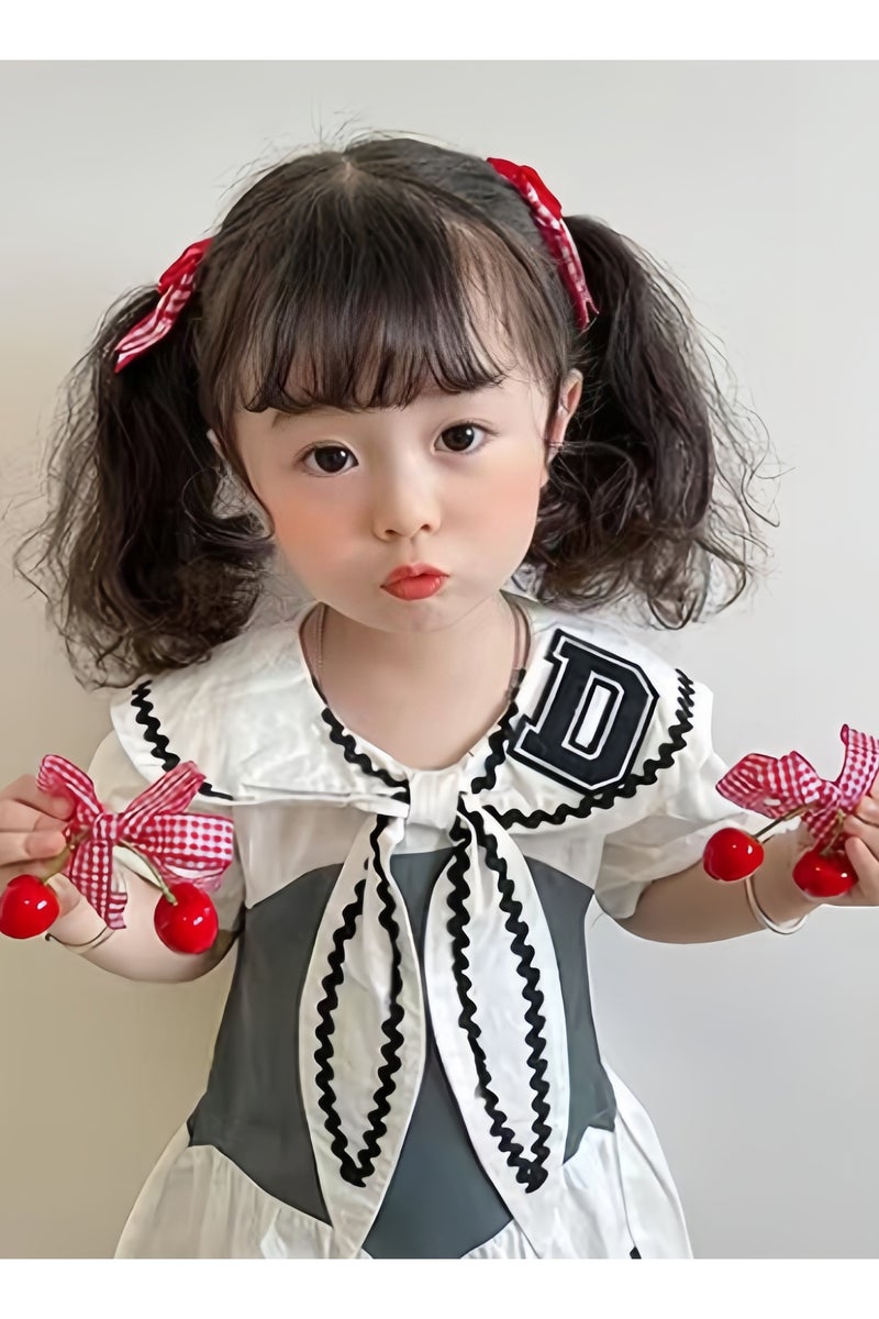 KHAJUL 2 Pcs Hair Clips, Cherry Bow Alligator Barrettes, for Teens and Women, Non-Slip Hair Accessories (RED) - Image 2