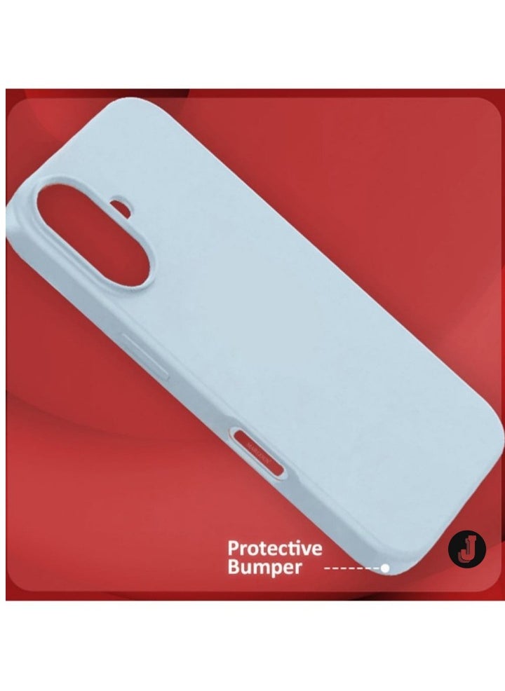 JAJEEK "New Liquid Silicone Case for iPhone 16 Plus – Ultra Slim Design with Soft Anti-Scratch Microfiber Lining & Drop Protection" - Image 3