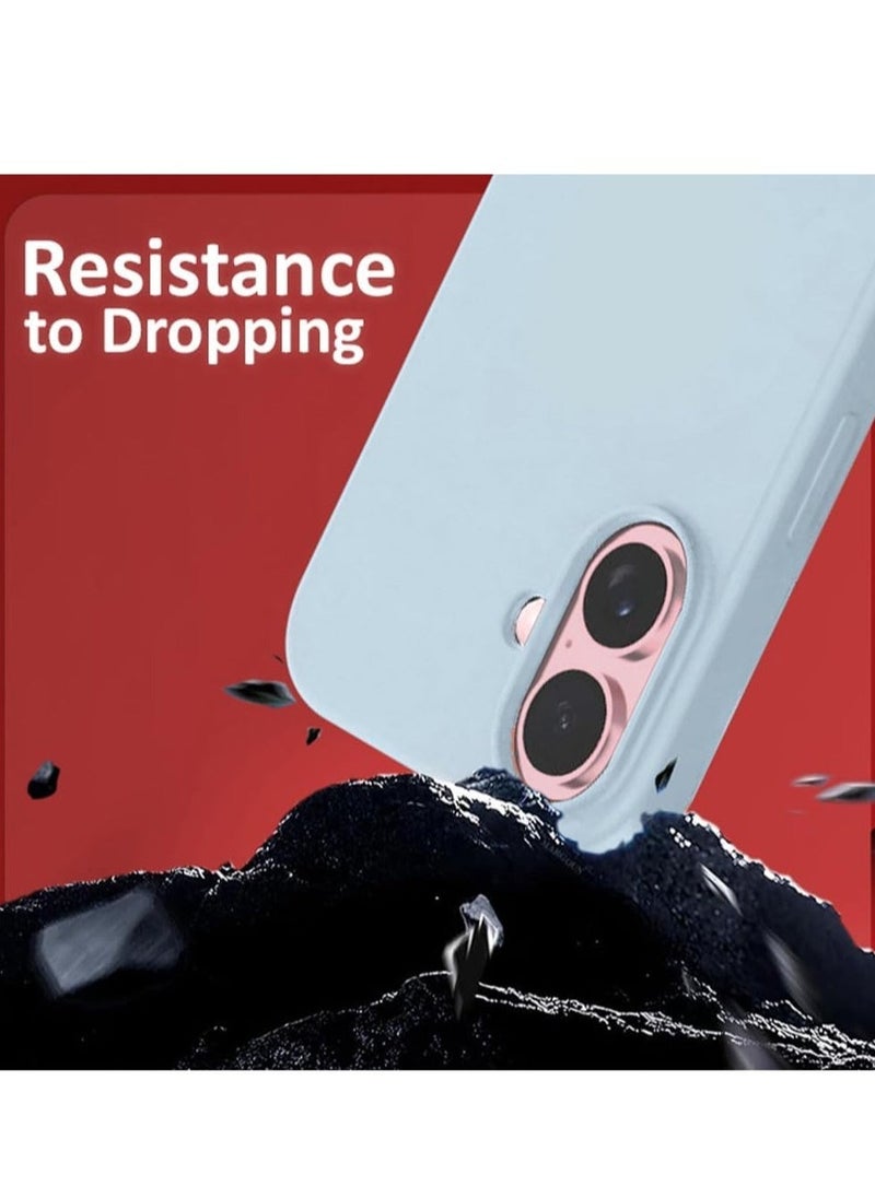 JAJEEK "New Liquid Silicone Case for iPhone 16 Plus – Ultra Slim Design with Soft Anti-Scratch Microfiber Lining & Drop Protection" - Image 4