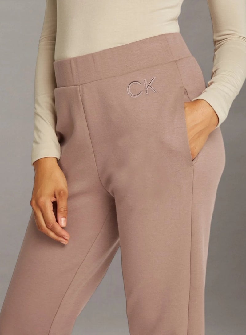 CALVIN KLEIN Satin Tailored Joggers - Image 3
