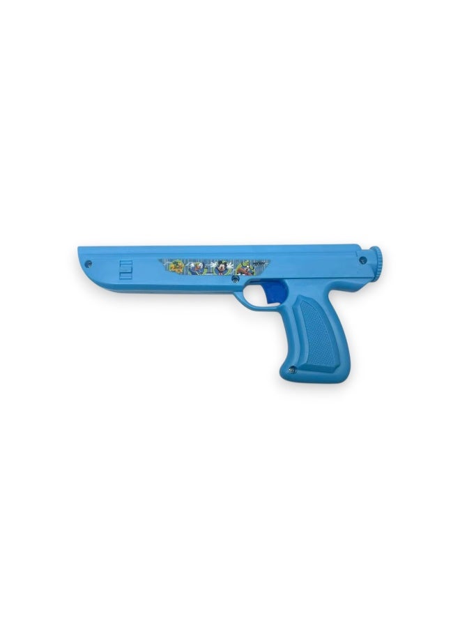Disney Mickey Mouse Plane Launcher Toy – Blue Plastic Toy Gun with 2 Launching Airplanes – Kids’ Outdoor Action Toy-Blue - Image 2