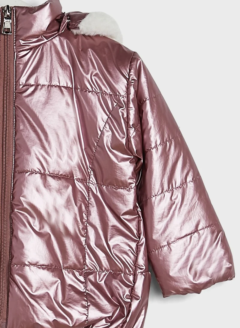 Babybol Infant Puffer Hooded Jacket