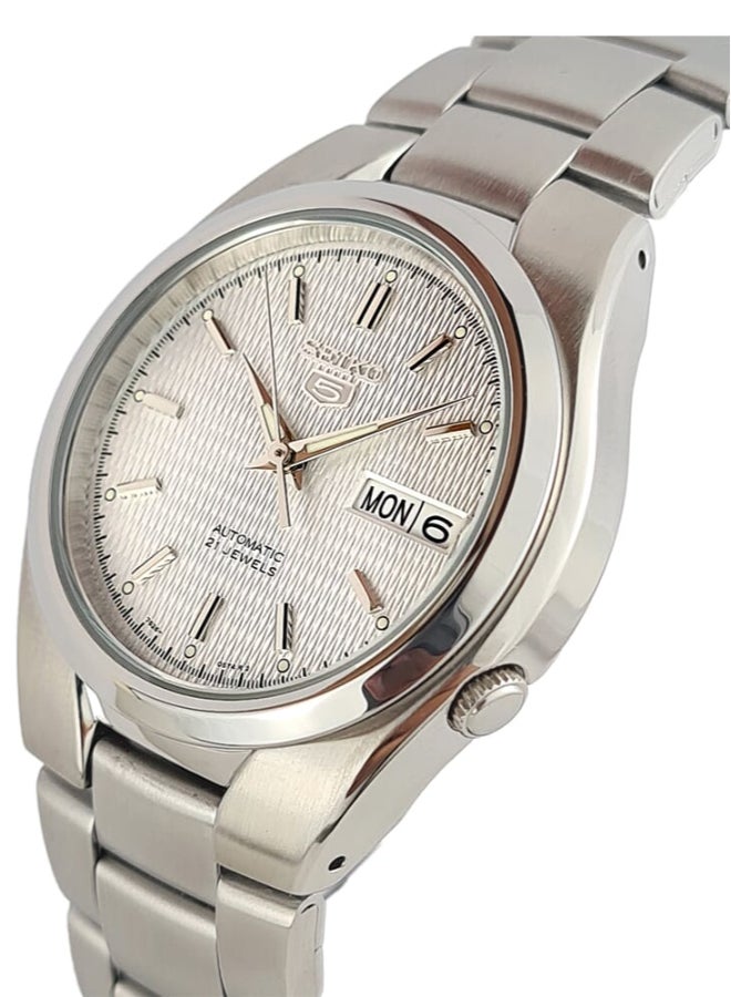 Seiko ساعة كلاسيك 21 جويلز 37 ملم من الستانلس ستيل للرجال SNK601K1 - Image 2
