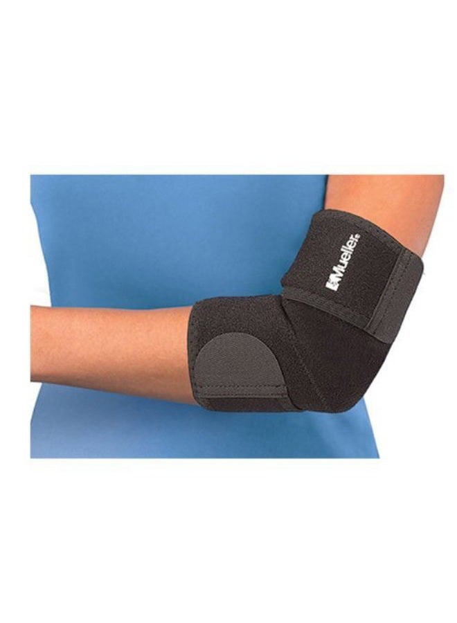 Mueller Sports Medicine Adjustable Neoprene Elbow Support Sleeve, Elbow Pain Relief Brace For Men and Women, Black, One Size - Image 4