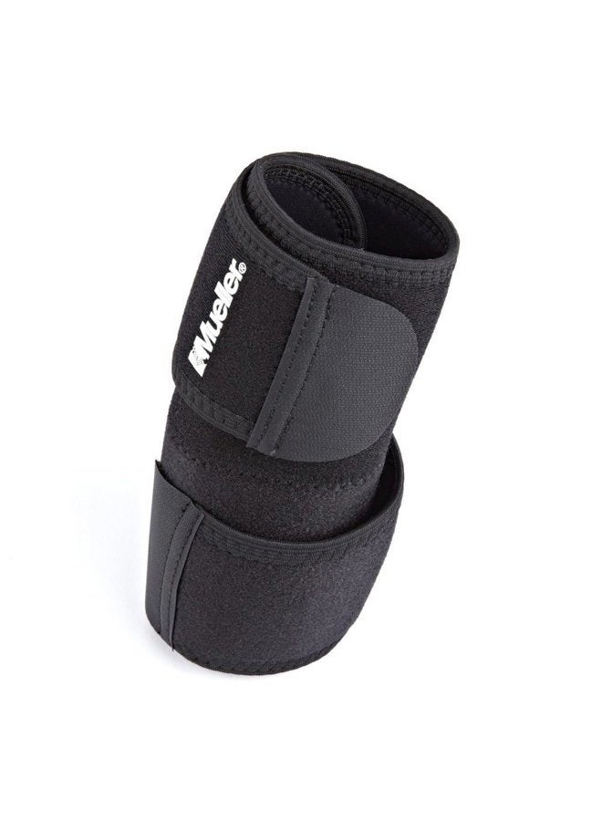 Mueller Sports Medicine Adjustable Neoprene Elbow Support Sleeve, Elbow Pain Relief Brace For Men and Women, Black, One Size - Image 1