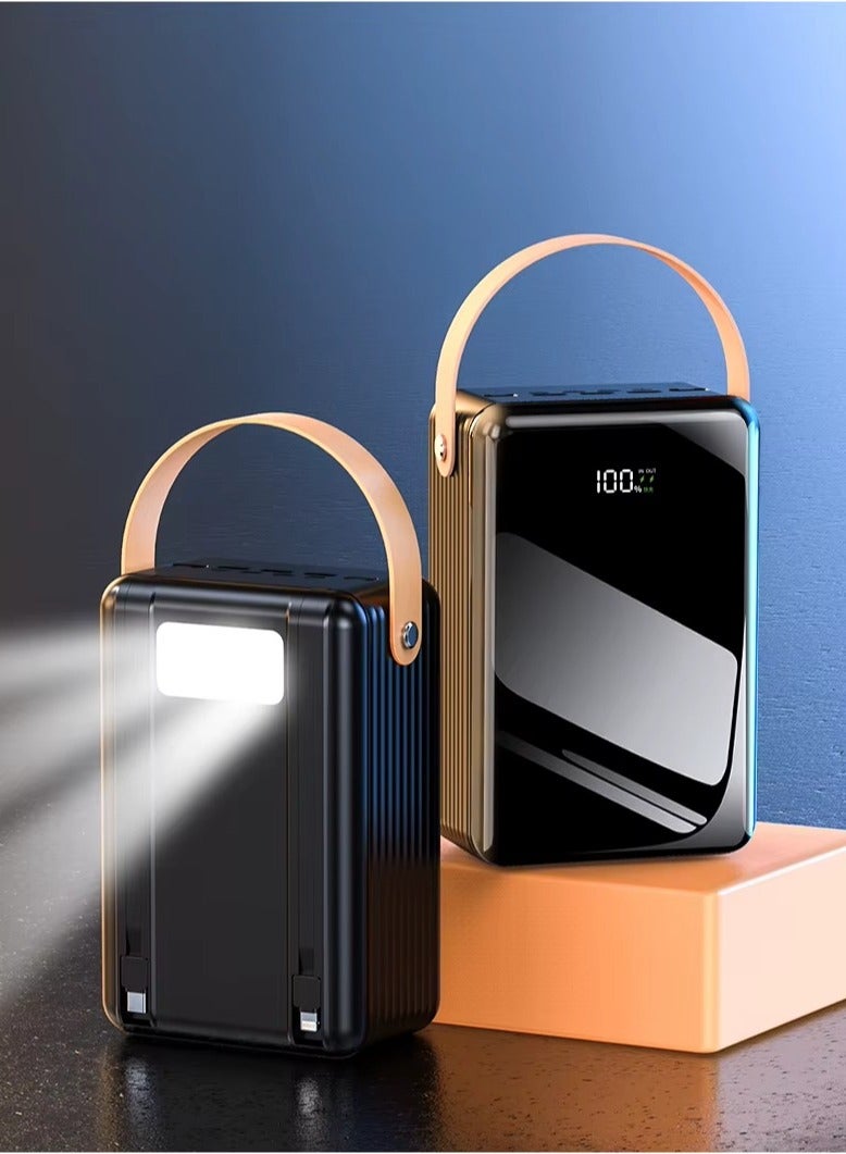 Denx 80000mAh Large Capacity Power Bank Portable Battery with Reflective Digital Display  DX410  - Image 3