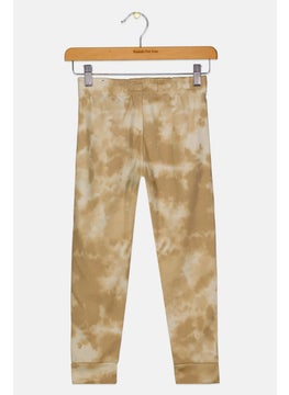 Originals by Brooklyn Cloth Kids Boy Drawstring Tie-Dye Jogger Pants, Beige  - Image 2