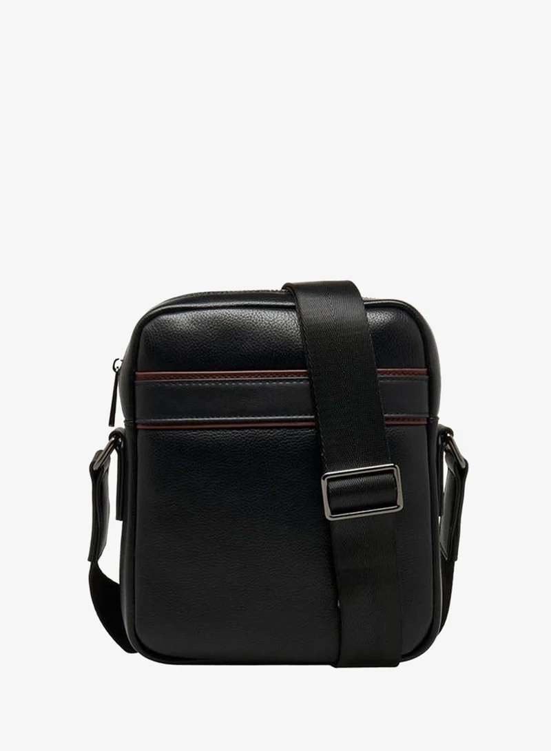 دوتشيني Men Adjustable Strap Crossbody Bag