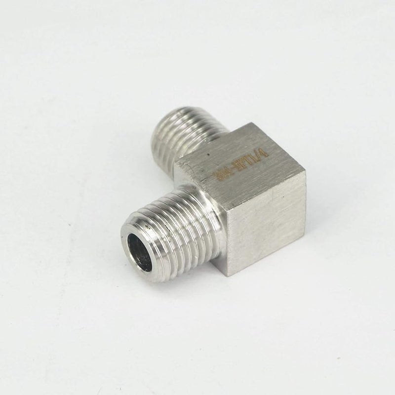 304 Stainless Steel 1 4 Inch NPT Male Elbow Pipe Fitting For Water Gas Oil - Image 5