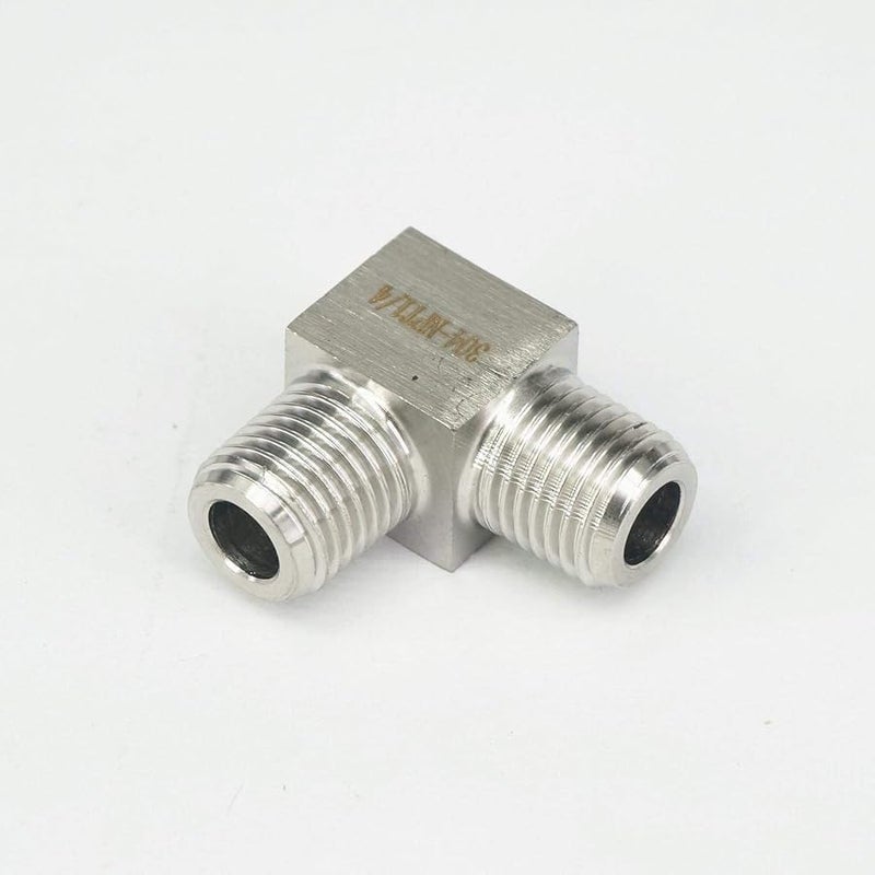 304 Stainless Steel 1 4 Inch NPT Male Elbow Pipe Fitting For Water Gas Oil - Image 4