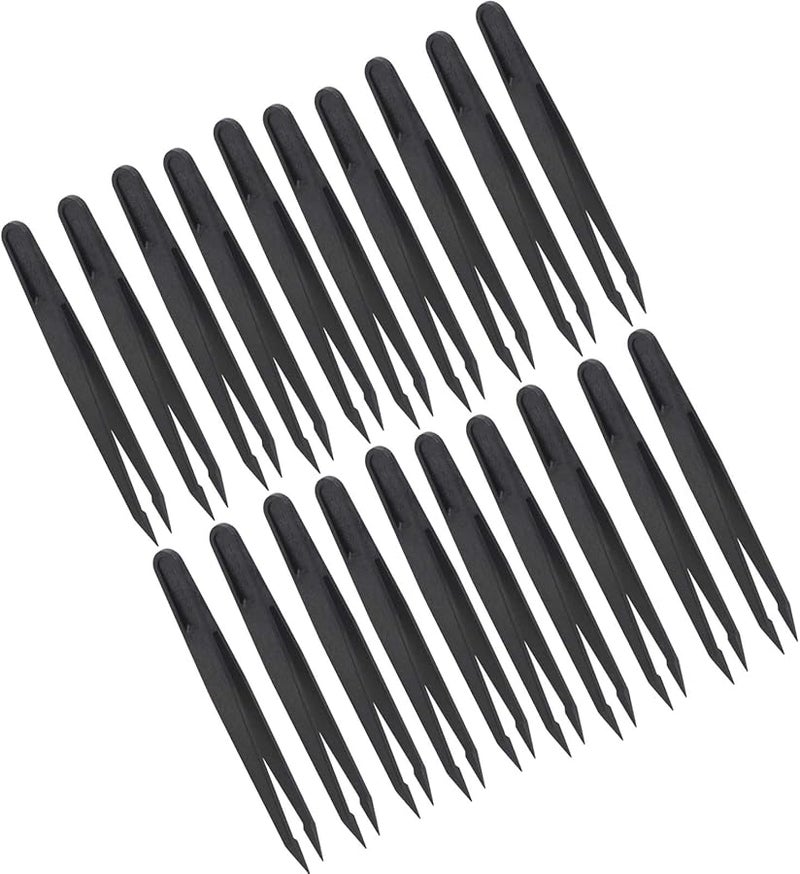 ملاقط مضادة للكهرباء الساكنة من ألياف الكربون 20 قطعة لإصلاح الهواتف والساعات والأدوات الإلكترونية - Image 3