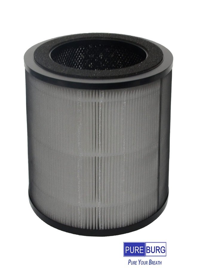 PUREBURG فلتر بديل من بيوربيرغ متوافق مع أجهزة تنقية الهواء دريو ماكرو برو، وماكرو برو إس DR-HAP002، وتوشيبا CAF-Z40US وCAF-Z45US، عبوة من قطعتين، فلتر H13 HEPA لتنقية الهواء من المركبات العضوية المتطايرة - Image 4