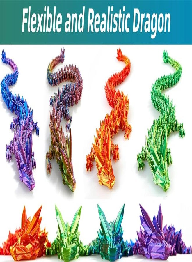 NYENEIL 2PCS 3D Printed Dragon Egg, Multi Color Articulated Dragon Egg,Home Office Decor Executive Desk Toys (Pineapple Purple) - Image 5