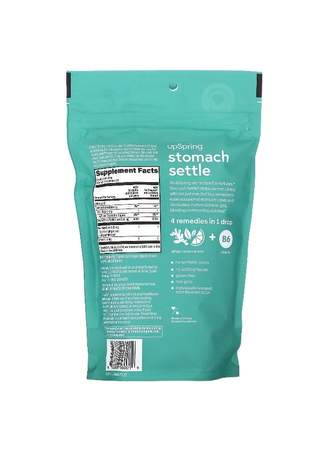 UpSpring UpSpring, Stomach Settle Drops , Mint, 28 Individually Wrapped Drops  - Image 2