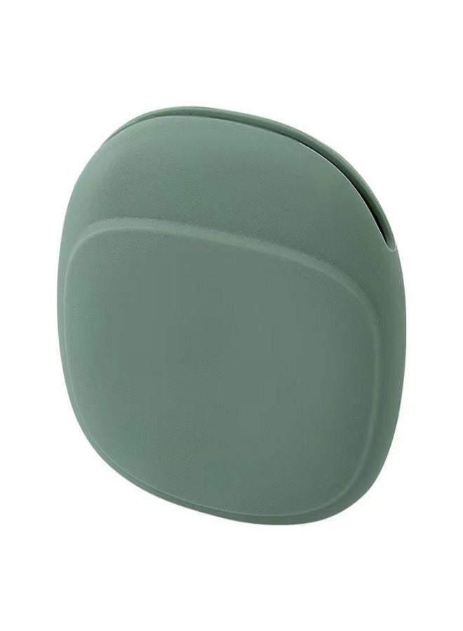 A green silicone earphone storage bag, data cable, charger storage case - Image 3
