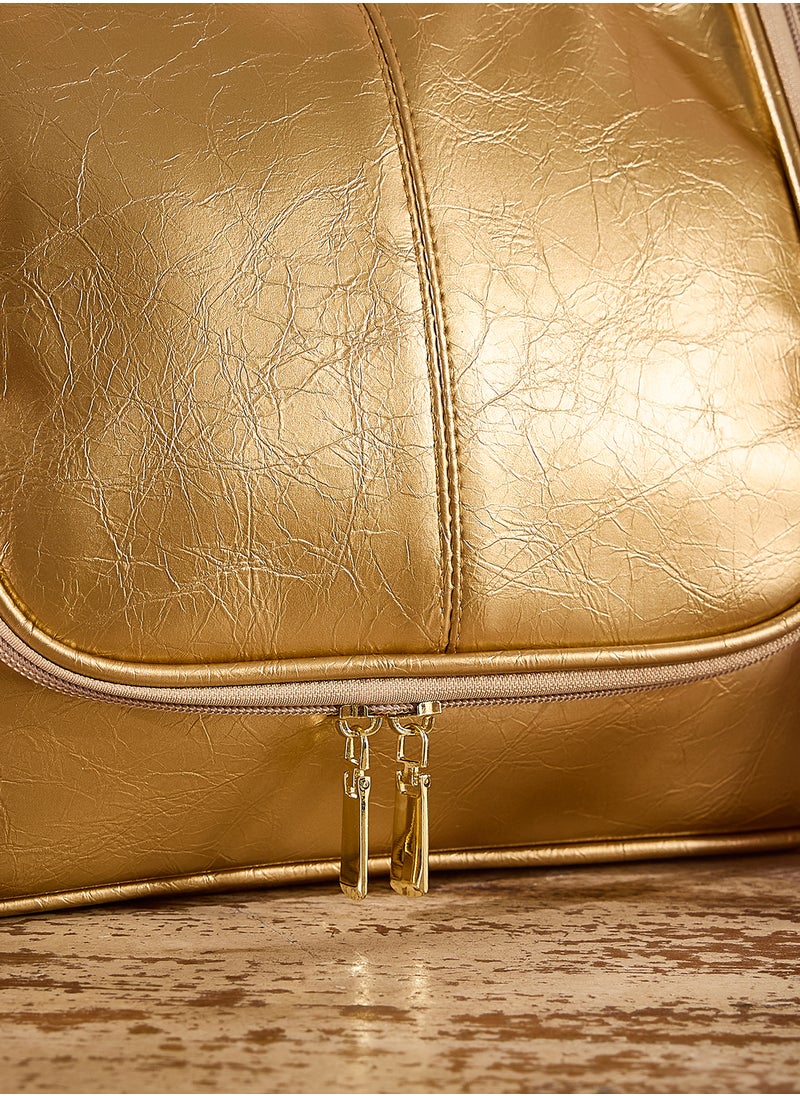 Ginger - Metallic Cosmetic Bag - Image 1
