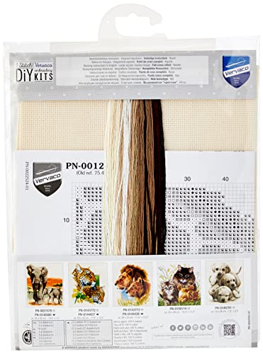Vervaco Counted Cross Stitch Kit Giraffe Family 7.6" x 11.2" - Image 2