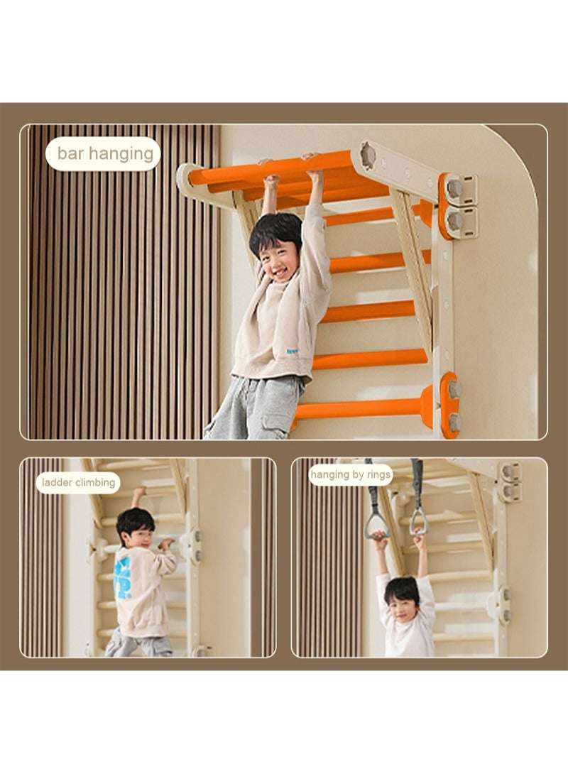 MaBaby Children Folding Slide Slide Indoor Home Small Family Climbing Frame Playground Kids Toys Baby Climbing Frame  - Image 4