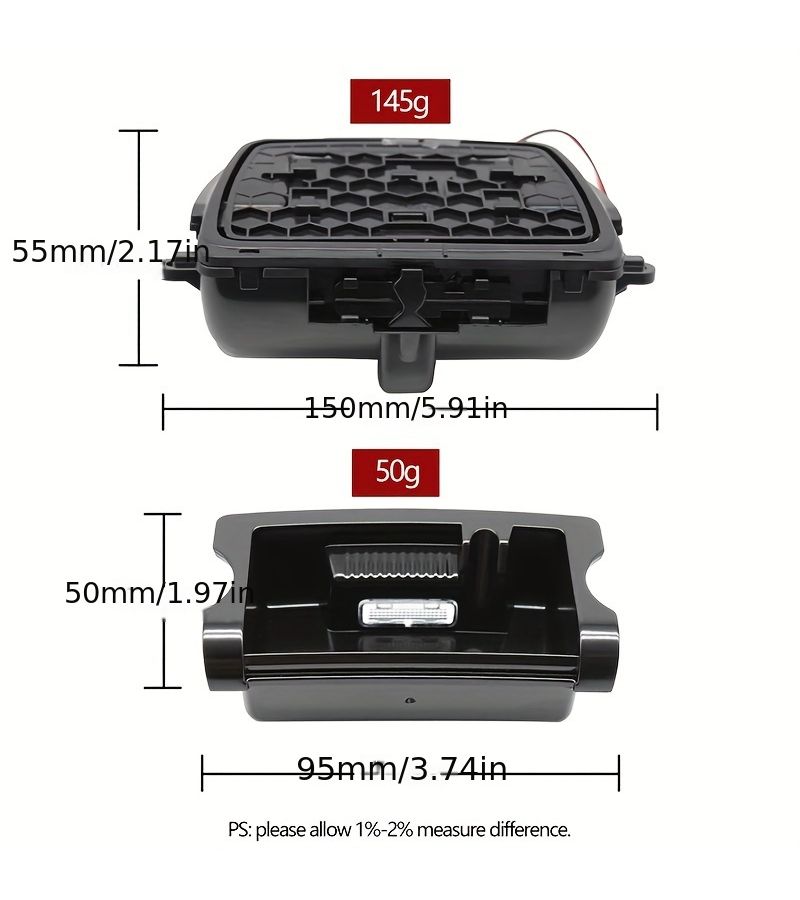 Upgraded Interior Car Ashtray Assembly For BMW F10 F11 F18 520 523 525 528 530 535 - Image 2