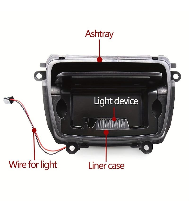 Upgraded Interior Car Ashtray Assembly For BMW F10 F11 F18 520 523 525 528 530 535 - Image 3