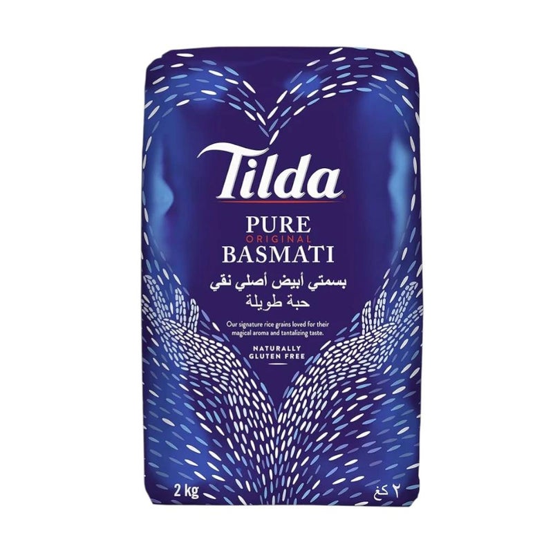 Tilda Pure Original Basmati Rice Naturally Gluten Free- 2kg