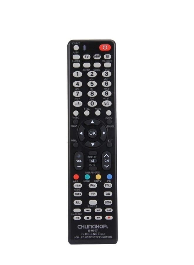 Chunghop - Remote Control For Hisense Led Lcd Hdtv 3Dtv - Image 1