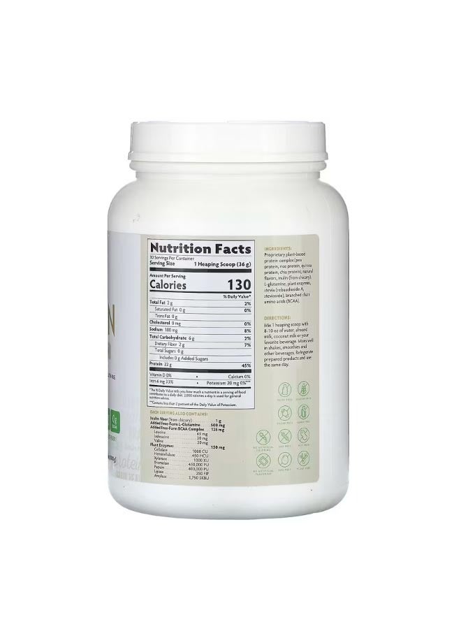 BRAINMD Omni Protien Plant Based Protein Powder Vanilla 2.38 lbs 1080 g - Image 2