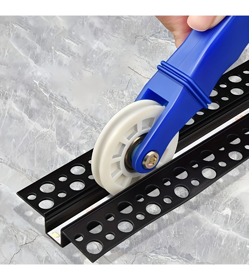 LED Light Strip Roller Installation Tool Dual Wheel Design Plastic Handle Effort Saving Fits 4-8mm Light Strip 1pc For Holiday Decoration Wiring Home Atmosphere Light Installation Advertising Sign Fixing - Image 2