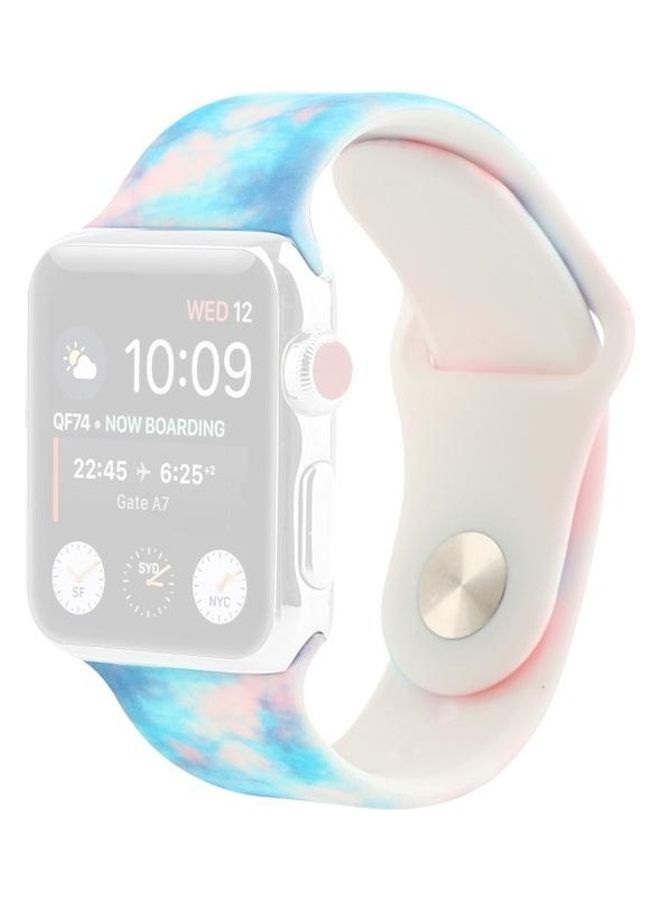 NIBEMINENT Replacement Strap For Apple Watch Series Multicolour - Image 1
