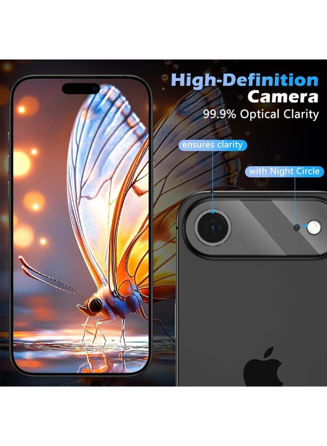 O Ozone (Pack of 2) Camera Lens Screen Protector Compatible with iPhone Air, 9H Hardness Tempered Glass, Transparent HD Protective Film, Scratch Resistant, Easy Installation - Image 3