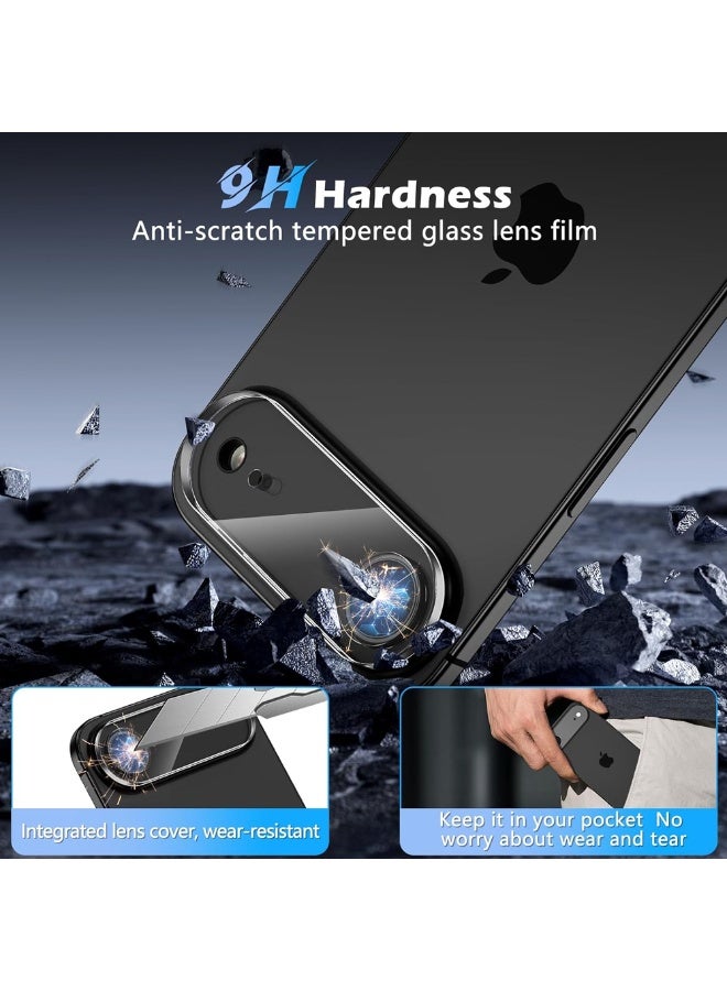 O Ozone (Pack of 2) Camera Lens Screen Protector Compatible with iPhone Air, 9H Hardness Tempered Glass, Transparent HD Protective Film, Scratch Resistant, Easy Installation - Image 2