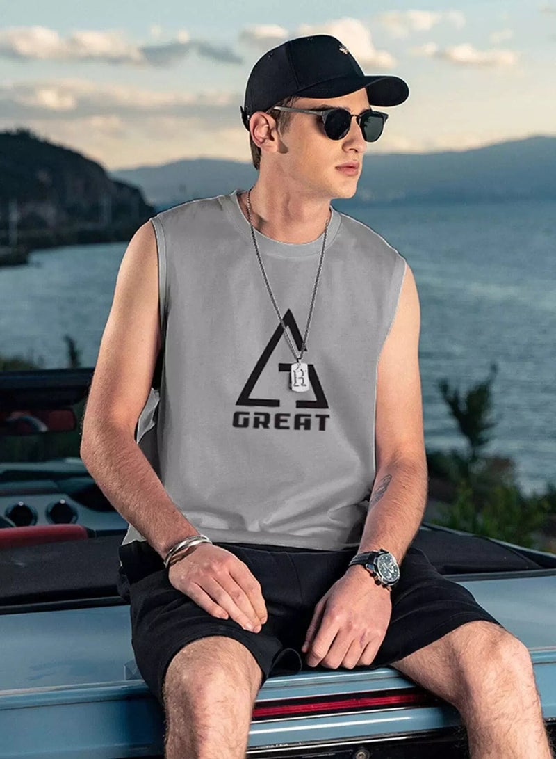 Men Letter Graphic Tank Top - Image 1