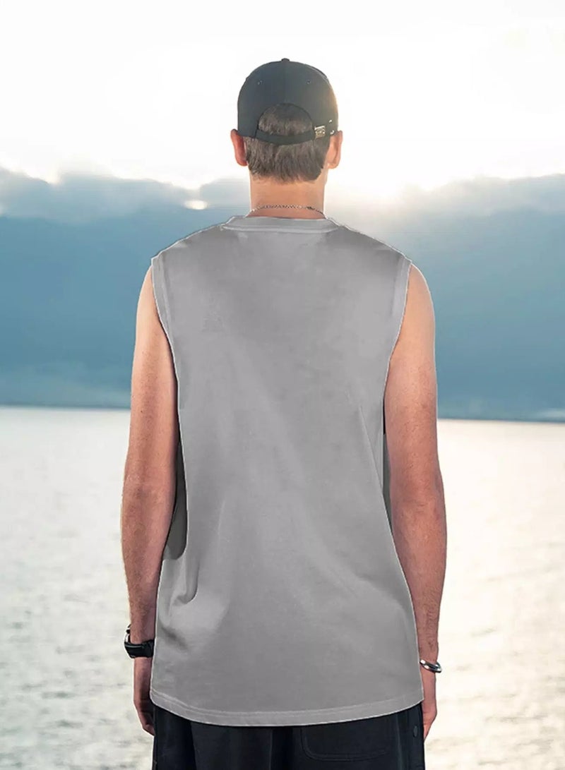 Men Letter Graphic Tank Top - Image 2