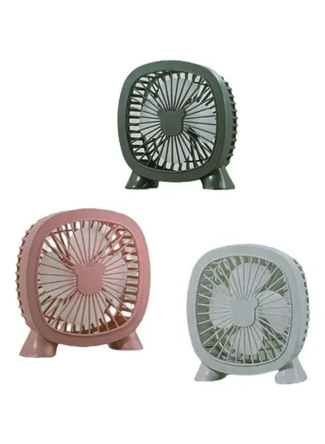Mini ventilateur de Table Portable Rechargeable par USB, petit ventilateur pour dortoir d'étudiants, ordinateur, Gadget d'été, bureau à domicile - Image 1