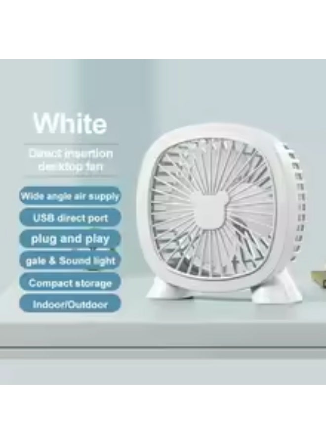 Mini ventilateur de Table Portable Rechargeable par USB, petit ventilateur pour dortoir d'étudiants, ordinateur, Gadget d'été, bureau à domicile - Image 2