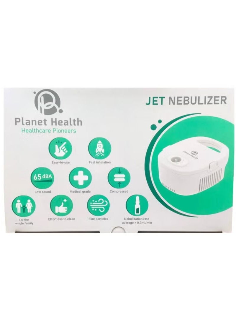 Planet Health Jet Nebulizer – Powerful Compressor for Fast and Effective Respiratory Relief - Image 1