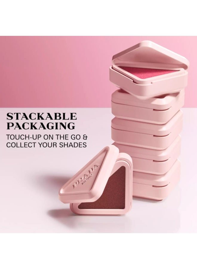 Prada Touch Cream-to-Powder Soft Blur Blush – P71 BOW 3.5g | Longwear Matte Cream Blush - Image 3