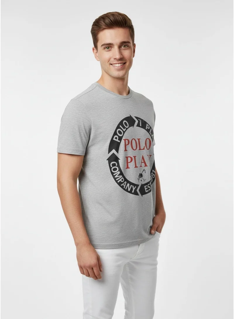 Polo Play Boys Graphic T-shirt -GREY