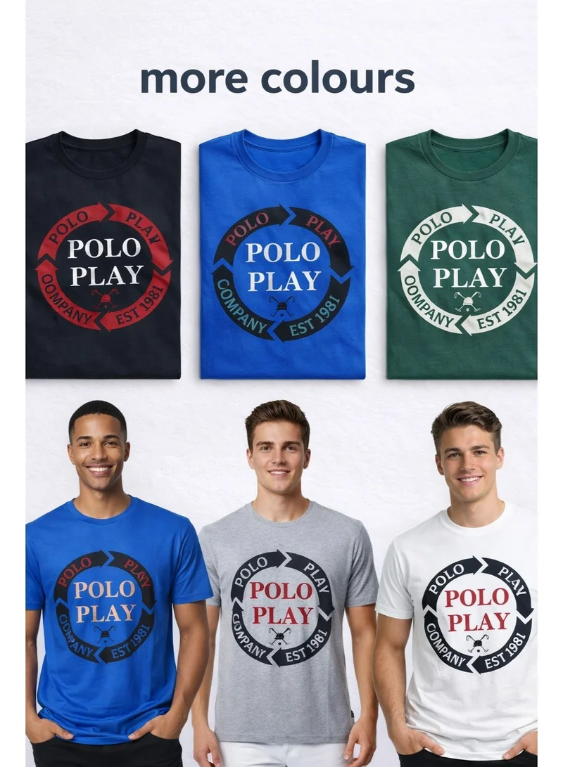 Polo Play Boys Graphic T-shirt -GREY
