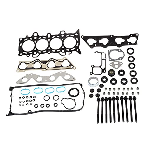 Vincos Head Gasket Set with Head Bolts HS26236PT-2 Compatible with Civic DX LX 2001-2005 VTEC D17A1 1.7L - Image 1